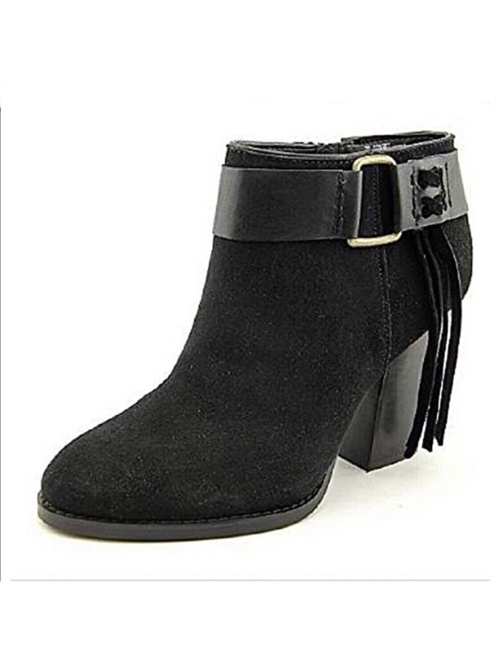 Kensie Massey Tassel Suede Booties